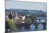 Bridges over the Vltava River, Prague, Czech Republic, Europe-Angelo-Mounted Photographic Print