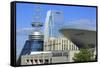 Bridgestone Arena on Broadway Street, Nashville, Tennessee, United States of America, North America-Richard Cummins-Framed Stretched Canvas