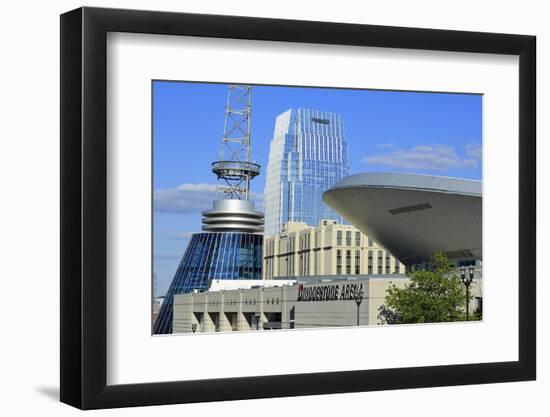 Bridgestone Arena on Broadway Street, Nashville, Tennessee, United States of America, North America-Richard Cummins-Framed Photographic Print