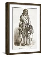 Bridget O'Donnel and Children, from 'The Illustrated London News', 1849 (Engraving)-English-Framed Giclee Print