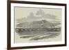 Bridgewater Bridge, View Towards Mount Dromedary, Hobart Town-null-Framed Giclee Print