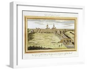 Bridgewater Canal Crossing the River Irwell by a Viaduct, England-null-Framed Giclee Print