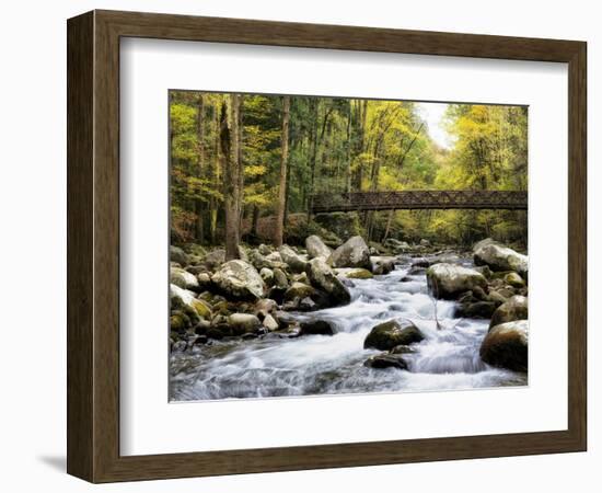 Bridging the Seasons-Danny Head-Framed Art Print