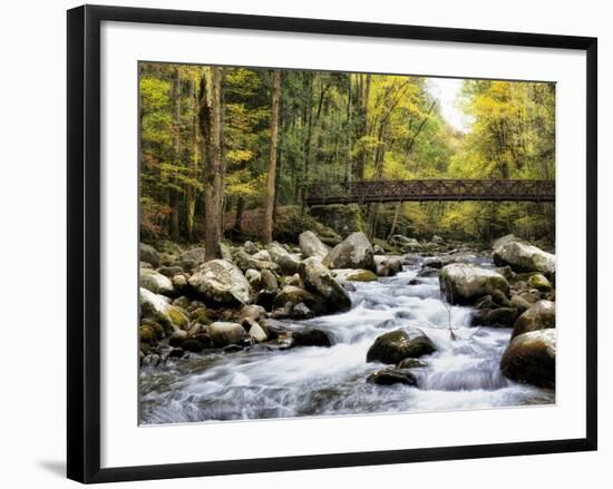 Bridging the Seasons-Danny Head-Framed Art Print