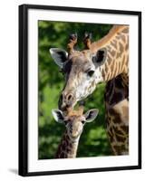 Bridgit and Her 3-Week Old Son Mac-null-Framed Photographic Print