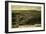 Bridgton, Maine - Panoramic Map-Lantern Press-Framed Art Print