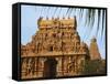 Bridhadishwara Temple, UNESCO World Heritage Site, Thanjavur (Tanjore), Tamil Nadu, India, Asia-Tuul-Framed Stretched Canvas