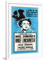 Brief Encounter, Celia Johnson on US poster art, 1945-null-Framed Art Print