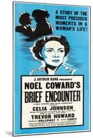 Brief Encounter, Celia Johnson on US poster art, 1945-null-Mounted Art Print