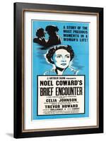 Brief Encounter, Celia Johnson on US poster art, 1945-null-Framed Art Print