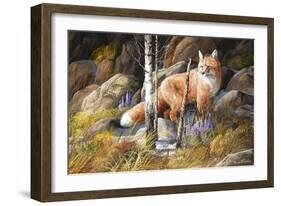 Brief Glimpse Through Cover-Trevor V. Swanson-Framed Giclee Print