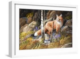 Brief Glimpse Through Cover-Trevor V. Swanson-Framed Giclee Print