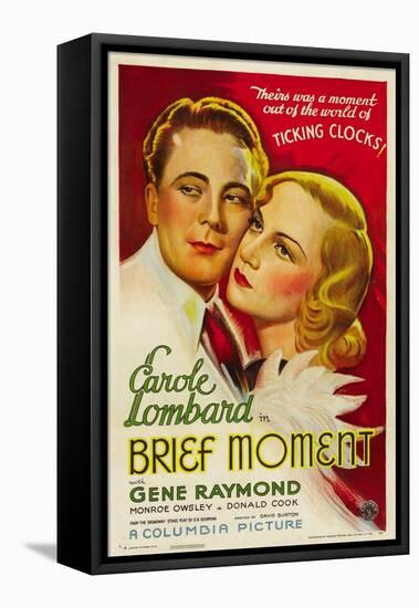 Brief Moment, Gene Raymond, Carole Lombard, 1933-null-Framed Stretched Canvas