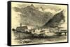 Brieg on the Simplon Switzerland-null-Framed Stretched Canvas