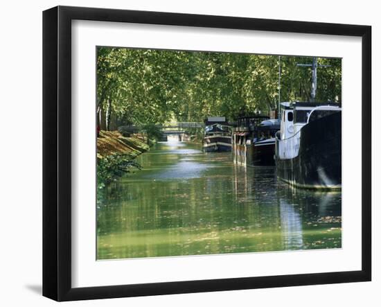 Brienne Canal, Toulouse, Haute-Garonne, Midi-Pyrenees, France, Europe-null-Framed Photographic Print