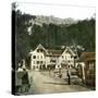 Brienz (Switzerland), the Hotel De La Croix-Blanche and the Rothorn, Circa 1865-Leon, Levy et Fils-Stretched Canvas