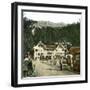 Brienz (Switzerland), the Hotel De La Croix-Blanche and the Rothorn, Circa 1865-Leon, Levy et Fils-Framed Photographic Print