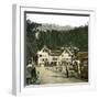 Brienz (Switzerland), the Hotel De La Croix-Blanche and the Rothorn, Circa 1865-Leon, Levy et Fils-Framed Photographic Print