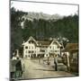 Brienz (Switzerland), the Hotel De La Croix-Blanche and the Rothorn, Circa 1865-Leon, Levy et Fils-Mounted Photographic Print