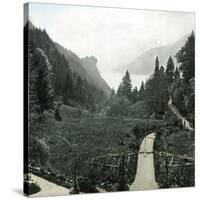 Brienz (Switzerland), the Lake, Circa 1865-Leon, Levy et Fils-Stretched Canvas