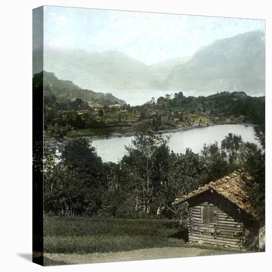 Brienz (Switzerland), the Lake, Circa 1865-Leon, Levy et Fils-Stretched Canvas