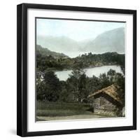 Brienz (Switzerland), the Lake, Circa 1865-Leon, Levy et Fils-Framed Photographic Print