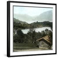 Brienz (Switzerland), the Lake, Circa 1865-Leon, Levy et Fils-Framed Photographic Print