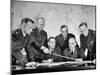 Brig. Gen. Dwight D. Eisenhower Meeting with War Plans Division-null-Mounted Photographic Print