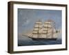 Brig Insubria Which Belonged to Shipowner Antonio Ansaldo Camogli-null-Framed Giclee Print