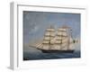 Brig Insubria Which Belonged to Shipowner Antonio Ansaldo Camogli-null-Framed Giclee Print