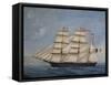 Brig Insubria Which Belonged to Shipowner Antonio Ansaldo Camogli-null-Framed Stretched Canvas