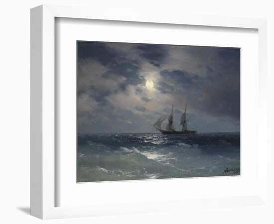 Brig Mercury-Ivan Konstantinovich Aivazovsky-Framed Giclee Print