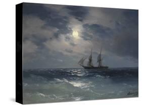Brig Mercury-Ivan Konstantinovich Aivazovsky-Stretched Canvas