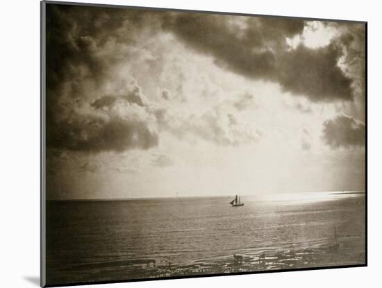 Brig on the Water, 1856-Gustave Le Gray-Mounted Giclee Print