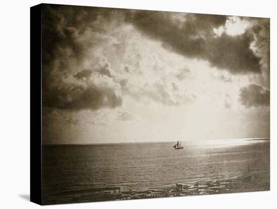 Brig on the Water, 1856-Gustave Le Gray-Stretched Canvas
