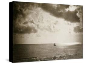 Brig on the Water, 1856-Gustave Le Gray-Stretched Canvas