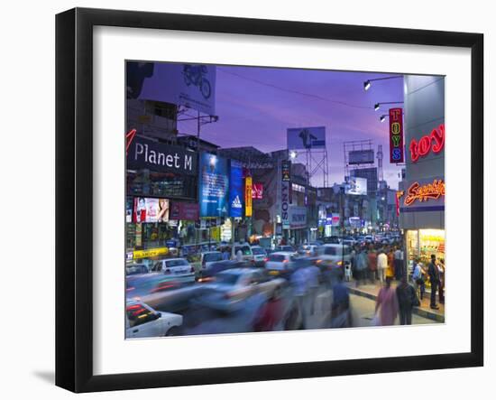 Brigade Road, Bangalore, Karnataka, India-Walter Bibikow-Framed Photographic Print