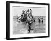 Brigadier Cotterill-Hill Wades Ashore � Burma-Robert Hunt-Framed Photographic Print