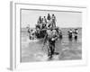 Brigadier Cotterill-Hill Wades Ashore � Burma-Robert Hunt-Framed Photographic Print