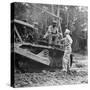 Brigadier General Lewis a Pick Speaks to Sgt William a King, Ledo Road, Burma, July 1944-Bernard Hoffman-Stretched Canvas