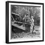 Brigadier General Lewis a Pick Speaks to Sgt William a King, Ledo Road, Burma, July 1944-Bernard Hoffman-Framed Photographic Print