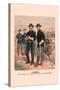 Brigadier General, Line Officers, Enlisted Men in Campaign Dress-H.a. Ogden-Stretched Canvas