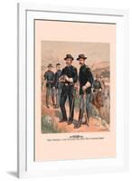 Brigadier General, Line Officers, Enlisted Men in Campaign Dress-H.a. Ogden-Framed Art Print