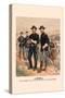 Brigadier General, Line Officers, Enlisted Men in Campaign Dress-H.a. Ogden-Stretched Canvas