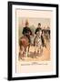 Brigadier-General, Staff and Line Officers in Full Dress-H.a. Ogden-Framed Art Print