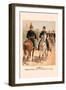 Brigadier-General, Staff and Line Officers in Full Dress-H.a. Ogden-Framed Art Print