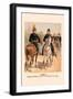 Brigadier-General, Staff and Line Officers in Full Dress-H.a. Ogden-Framed Art Print