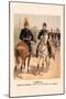 Brigadier-General, Staff and Line Officers in Full Dress-H.a. Ogden-Mounted Art Print