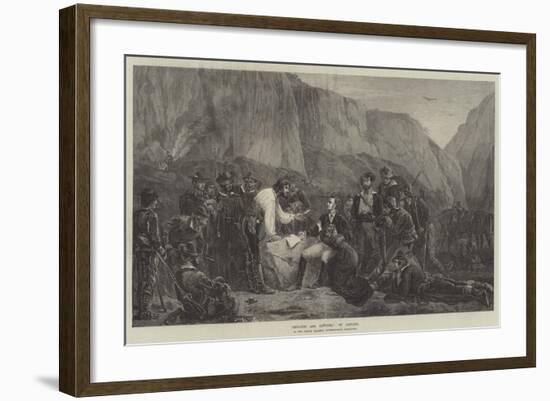 Brigands and Captives, in the French Gallery, International Exhibition-Fortune Joseph Seraphin Layraud-Framed Giclee Print