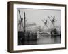 Brigantine, Lithograph by Ferdinand Perrot, 19th Century-null-Framed Giclee Print